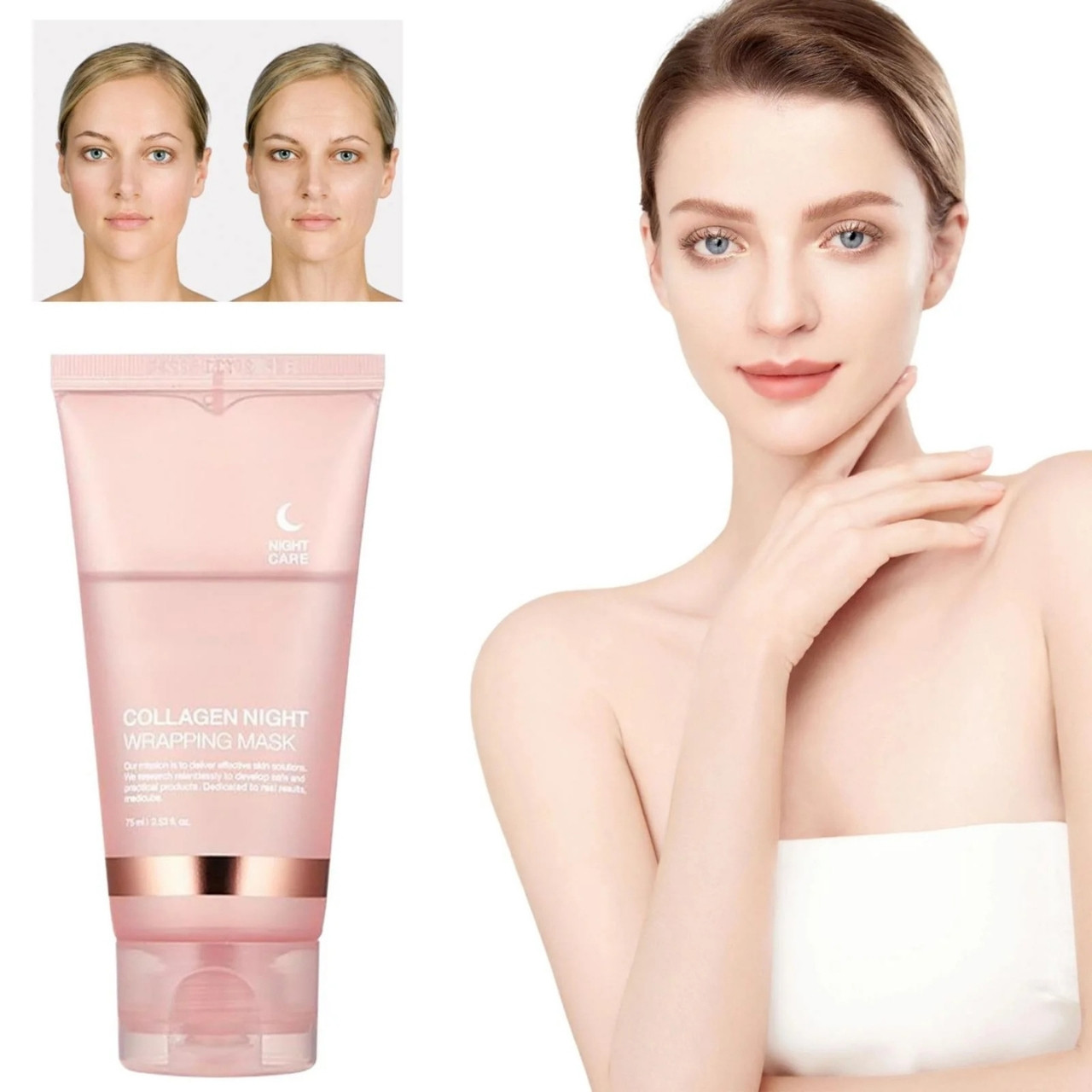 CollagenMask, collagen night face mask with peel-off effect - Image 10