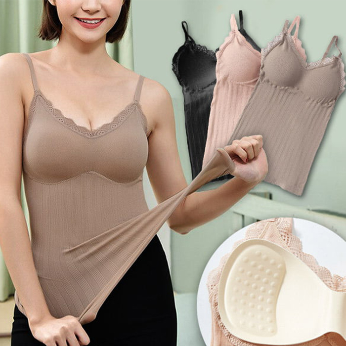 ComfortTop, 1+1 GRATIS T-shirt with padded support in black and beige - Image 6