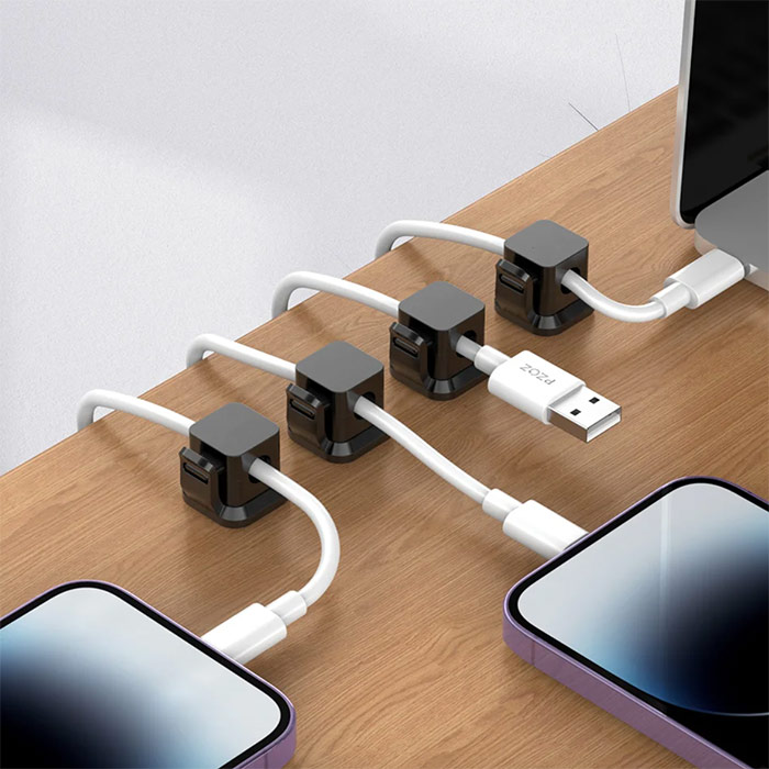 With CordControl, you not only organise your cables, but also protect them from wear and damage.