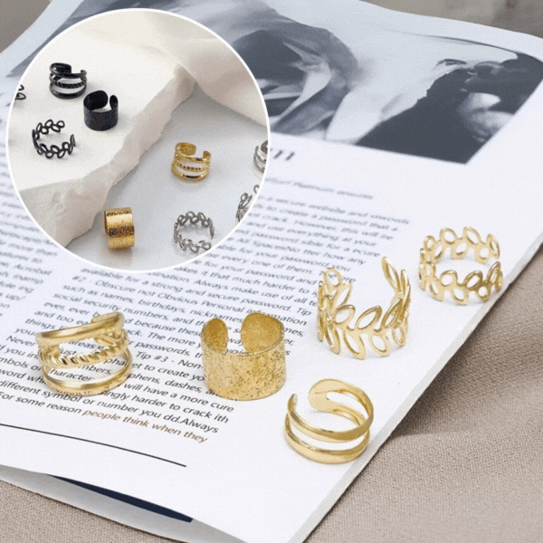 CuffEar, set of 5 non-piercing earrings - Image 2