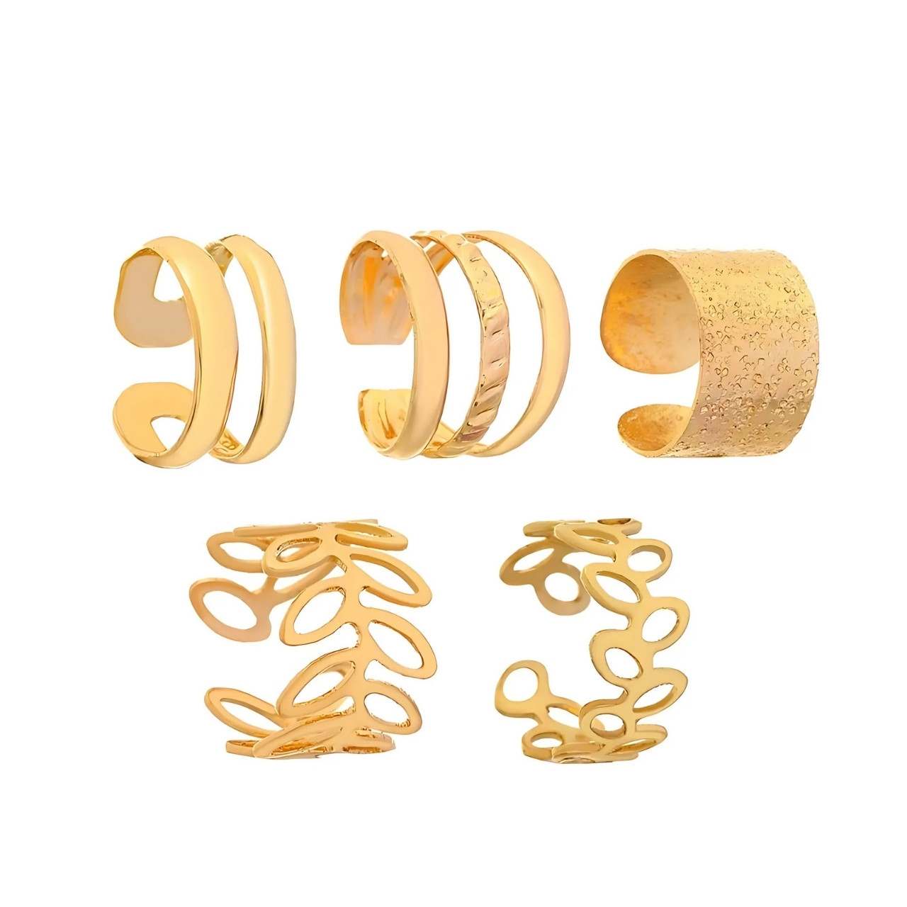 CuffEar, set of 5 non-piercing earrings - Image 4