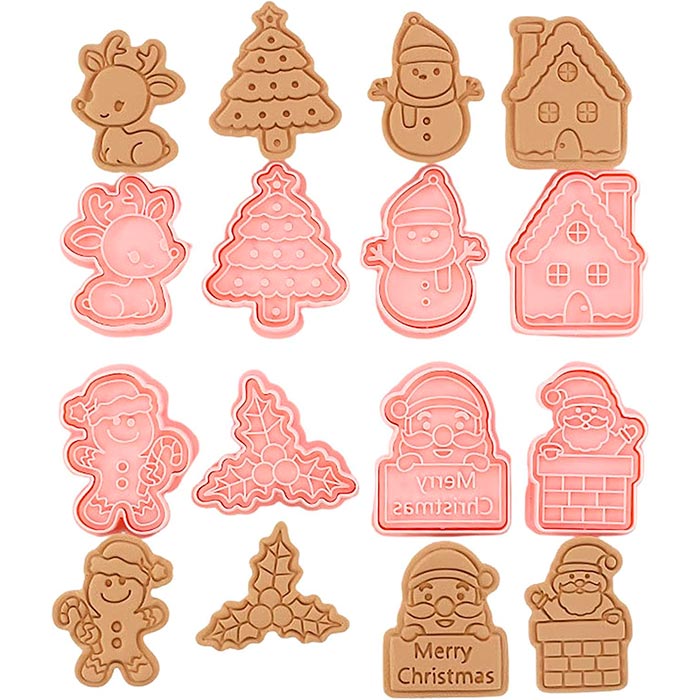 CutCookies, Christmas cookie moulds (8 cookie moulds) - Image 5
