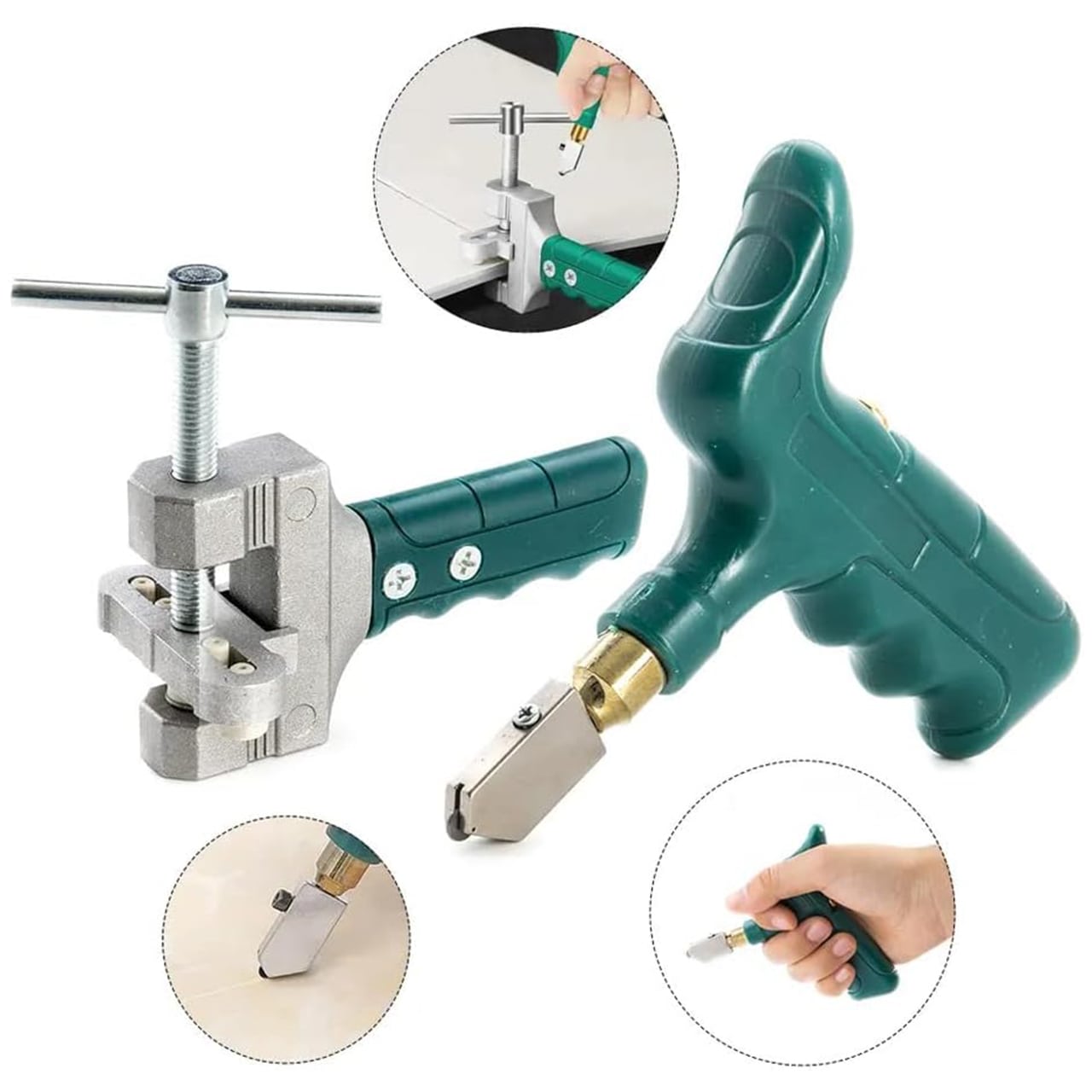 The high-quality blade ensures precise cuts in ceramics or glass.