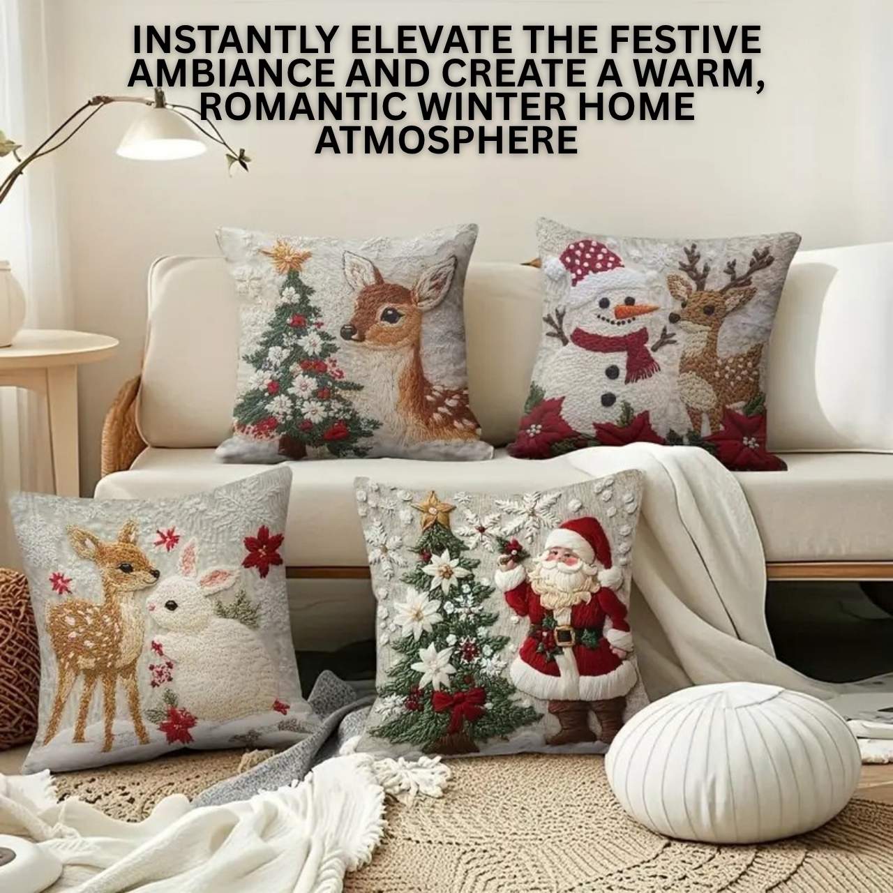 CutePillows, Christmas pillowcases (4 pieces) - Image 3