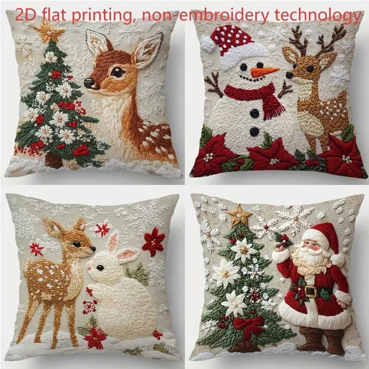 CutePillows, Christmas pillowcases (4 pieces) - Image 7