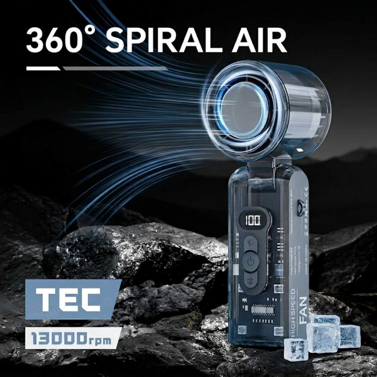 <strong>3 in 1 Foldable Handheld Fan, CyberFan</strong> - Image 10