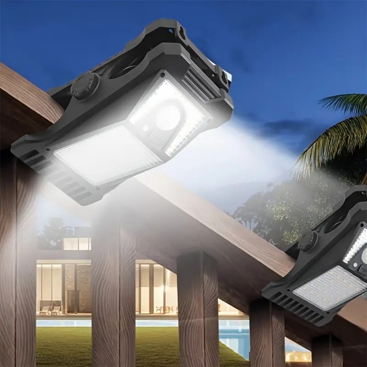 DeckClip, Solar Garden Light with Clip and Motion Sensor - Image 2