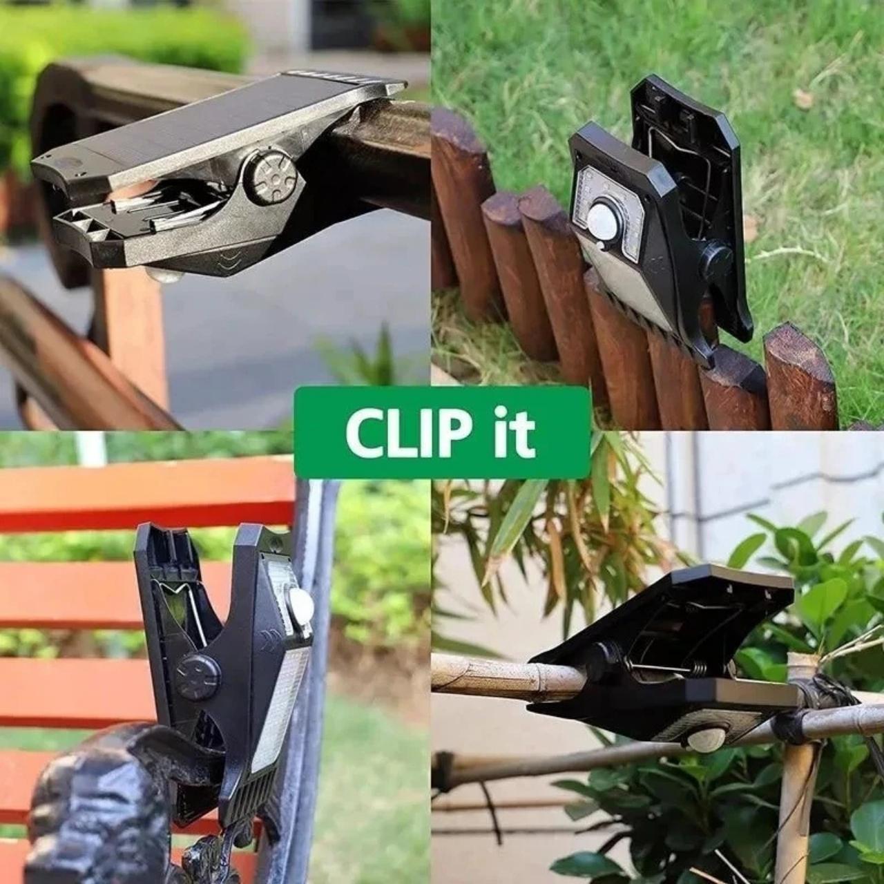 DeckClip, Solar Garden Light with Clip and Motion Sensor - Image 5