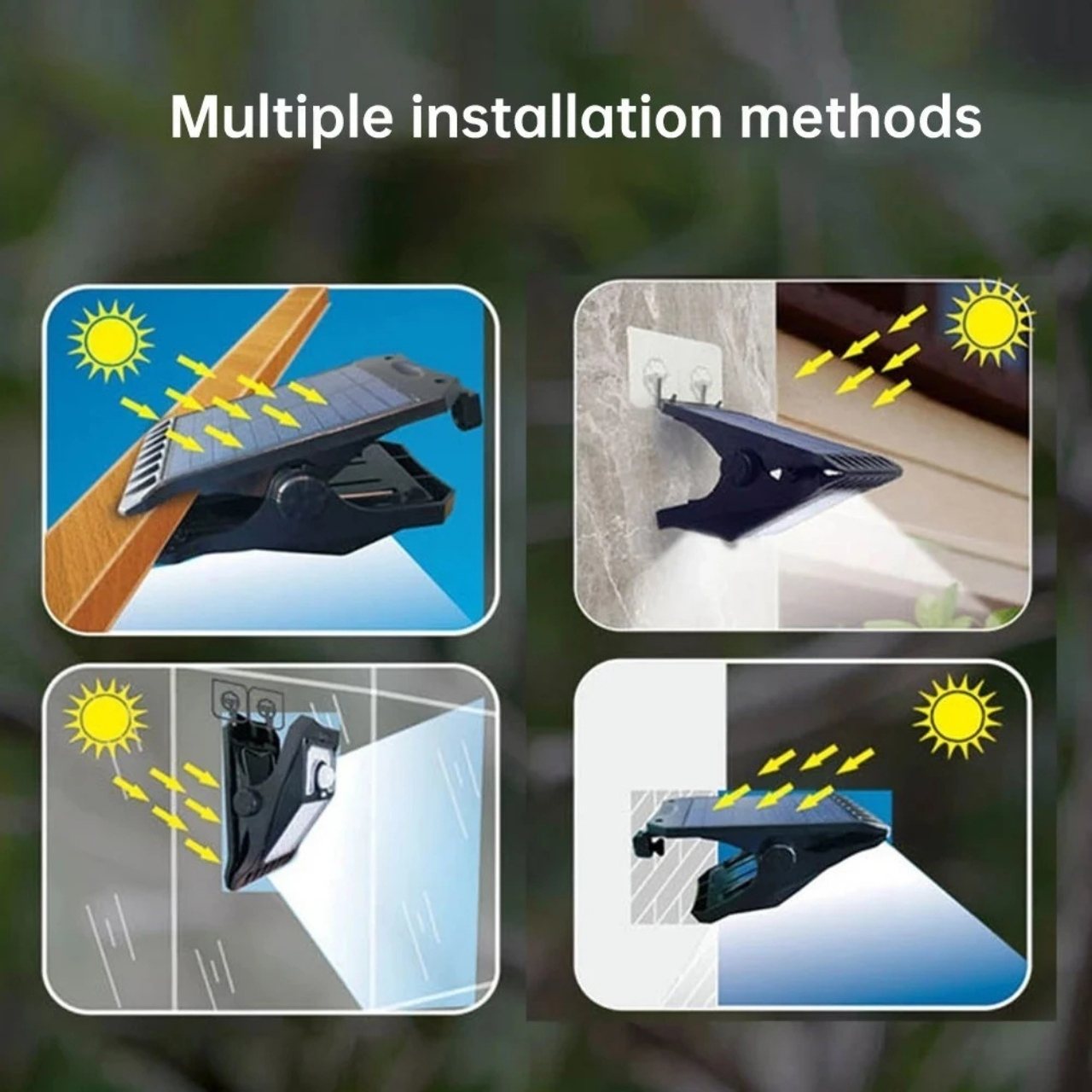 DeckClip, Solar Garden Light with Clip and Motion Sensor - Image 6