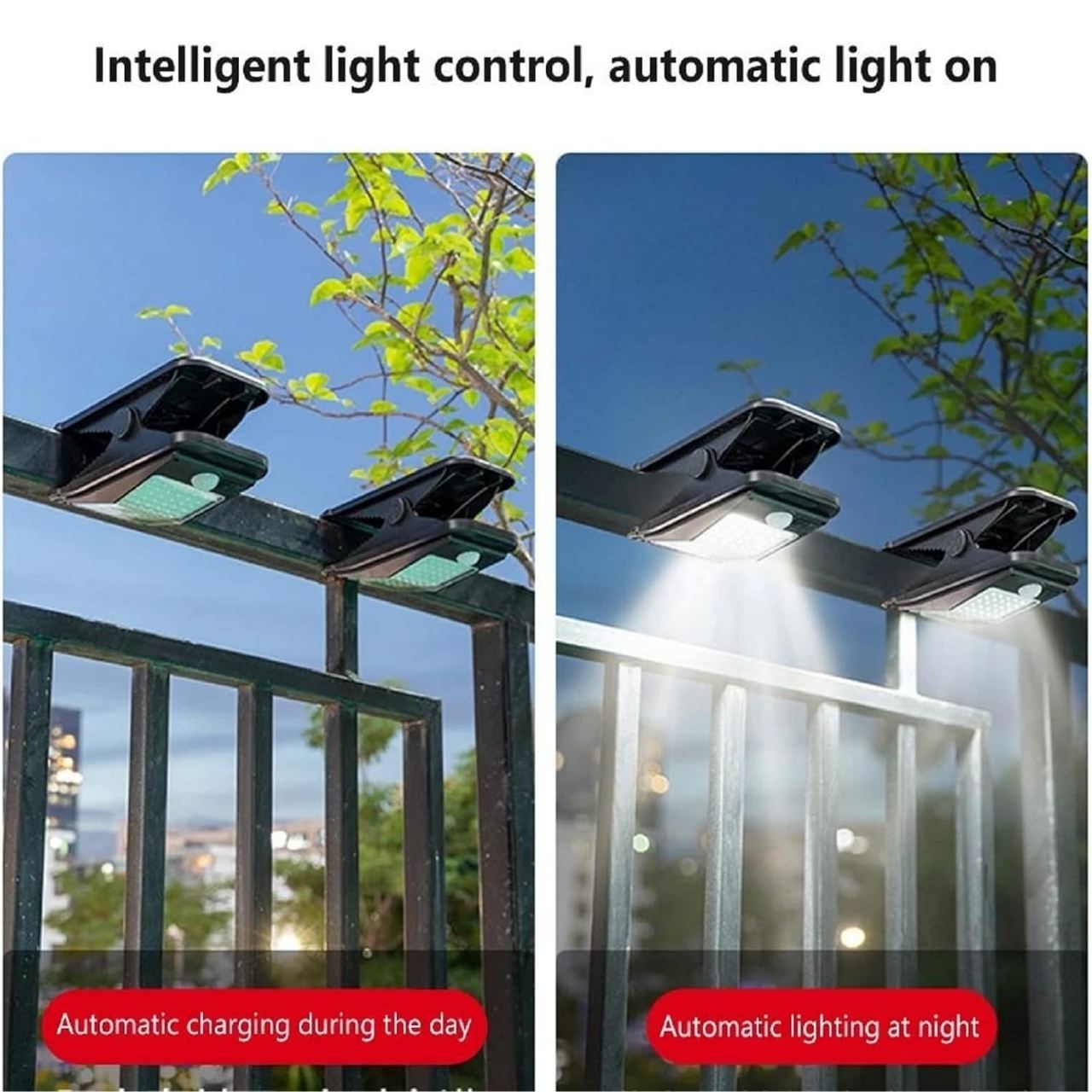 DeckClip, Solar Garden Light with Clip and Motion Sensor - Image 8