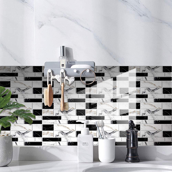 DecorWallpaper, three-dimensional wall stickers in imitation tile (12 pcs.) - Image 2