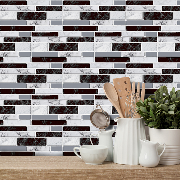 DecorWallpaper, three-dimensional wall stickers in imitation tile (12 pcs.) - Image 8