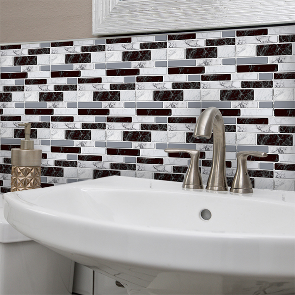 DecorWallpaper, three-dimensional wall stickers in imitation tile (12 pcs.) - Image 9