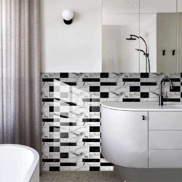 Self-adhesive backing and easy installation