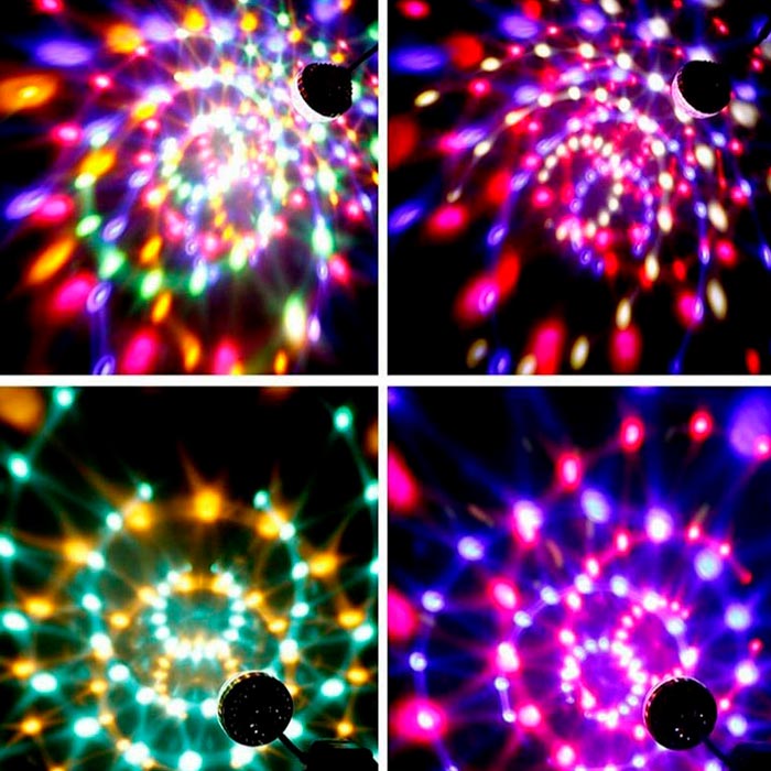 DiscoLamp, coloured rotating bulb - Image 8