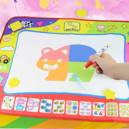 A fun illustrated border with the alphabet and colourful thumbnails allows you to learn the basics through drawing.