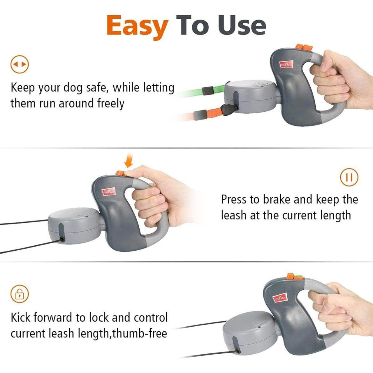 DoubleLeash, retractable leash for two dogs - Image 5