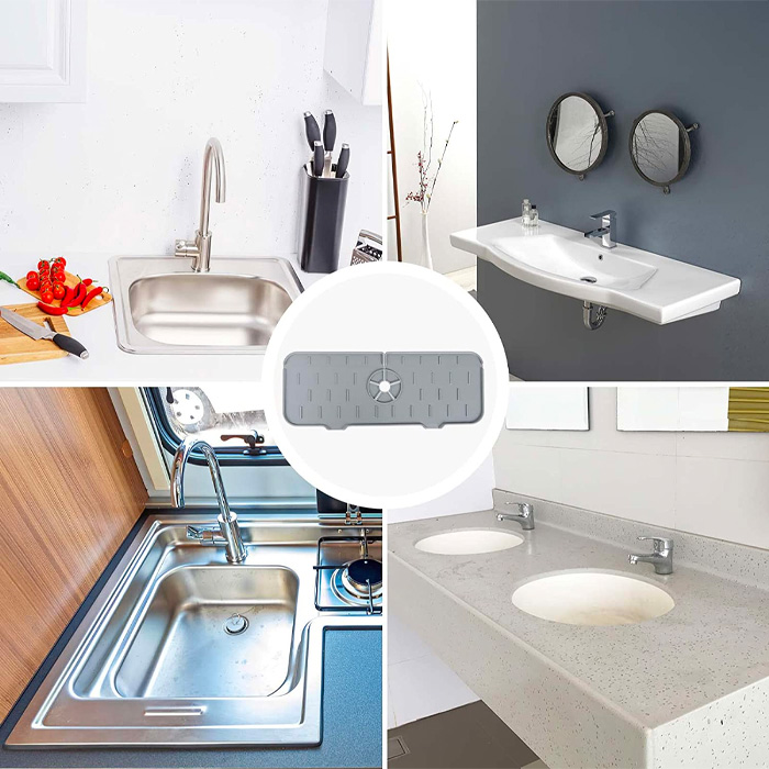 No more dried-on stains and water around the tap