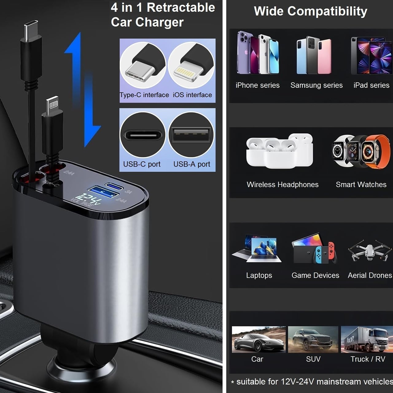Charge multiple devices at the same time!