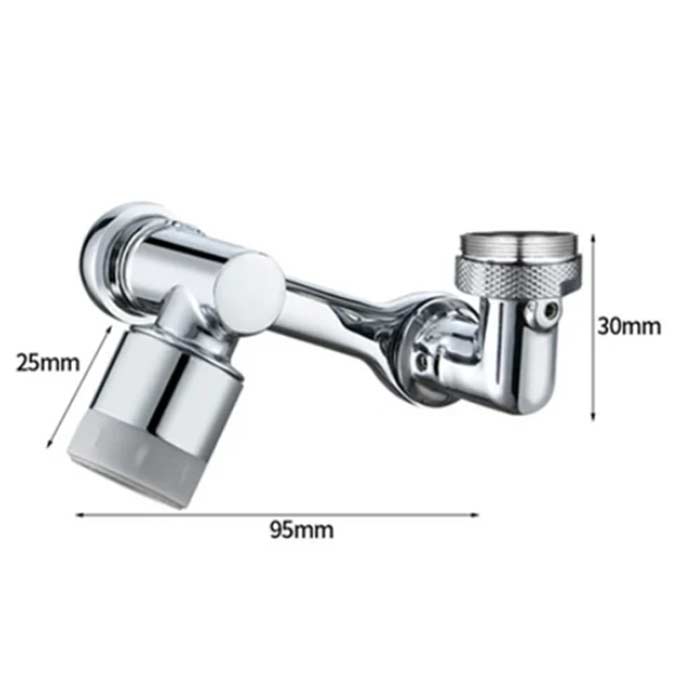 DualFaucet, a tap attachment that can be rotated 1080° and has 2 drainage modes - Image 2