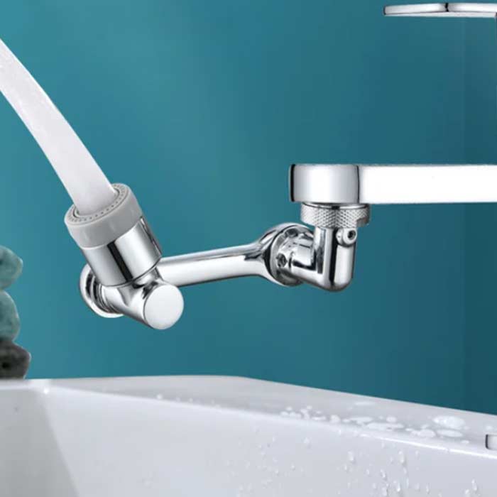 DualFaucet, a tap attachment that can be rotated 1080° and has 2 drainage modes - Image 4