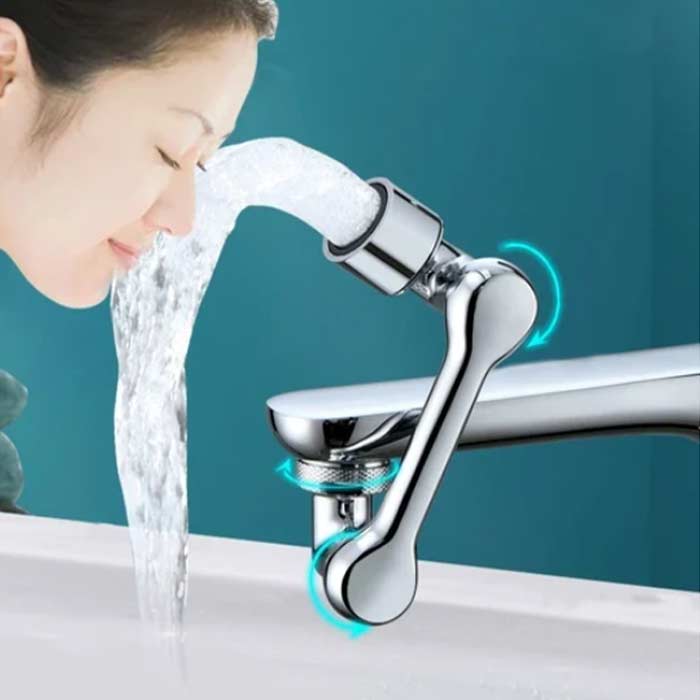 DualFaucet, a tap attachment that can be rotated 1080° and has 2 drainage modes - Image 7