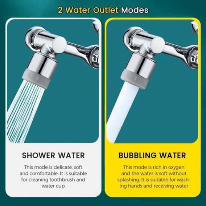 DualFaucet, a tap attachment that can be rotated 1080° and has 2 drainage modes - Image 10