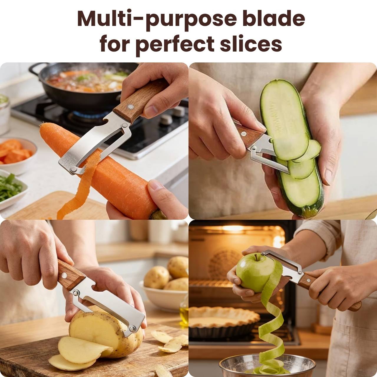 The multi-purpose blade for perfect slices