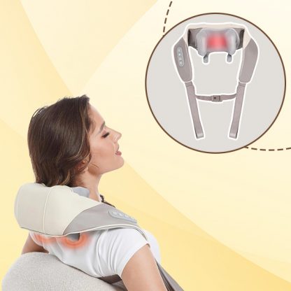 Neck and back massager with heat, ELEMAS - Image 2