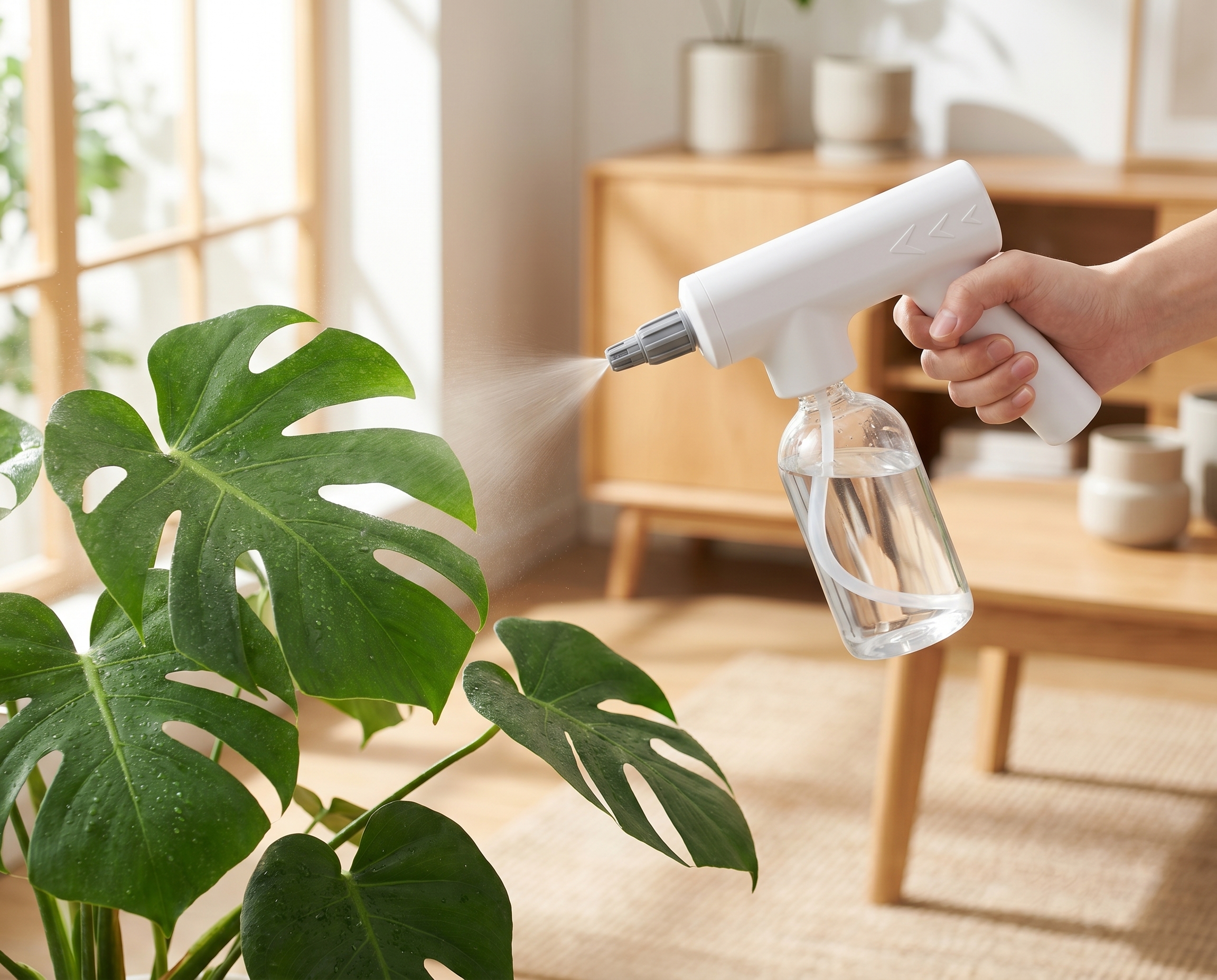 Easy spraying at any time