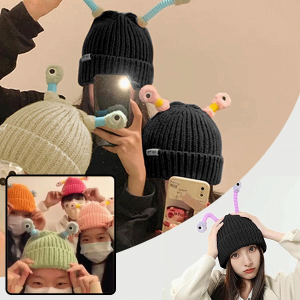 LittleMonster glowing-eye beanie - Image 1