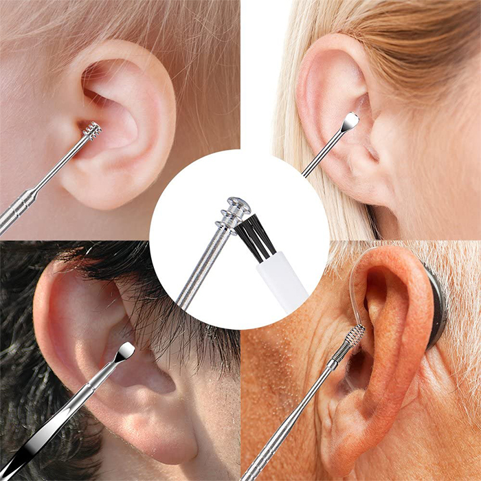 EarCleaningKit, 7-piece set with accessories for safe ear cleaning - Image 4
