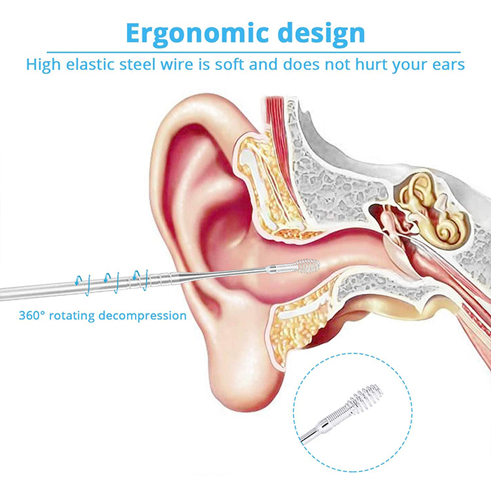 EarCleaningKit, 7-piece set with accessories for safe ear cleaning - Image 5