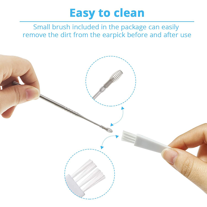 EarCleaningKit, 7-piece set with accessories for safe ear cleaning - Image 6
