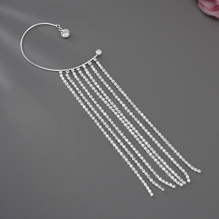EarringCrystals, dangle earrings with crystals (1 piece) - Image 3