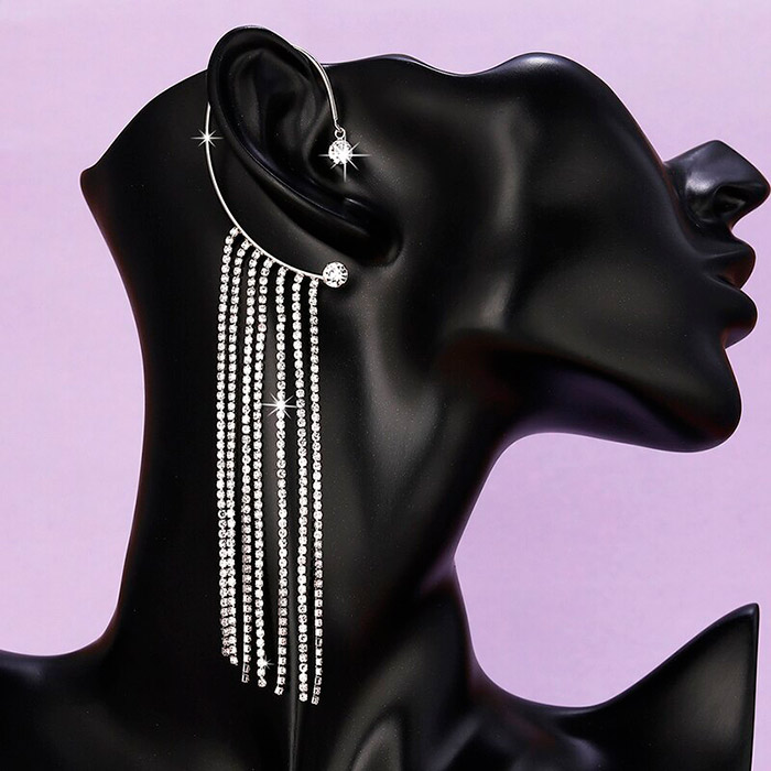 EarringCrystals, dangle earrings with crystals (1 piece) - Image 4