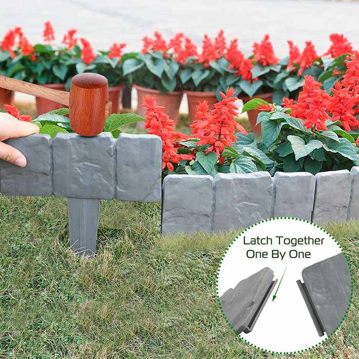 Edges, decorative border for garden and ornamental plants (10 pieces) - Image 5