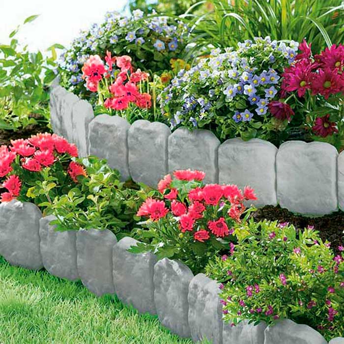 Imitation stone brings a beautiful natural effect to your garden.