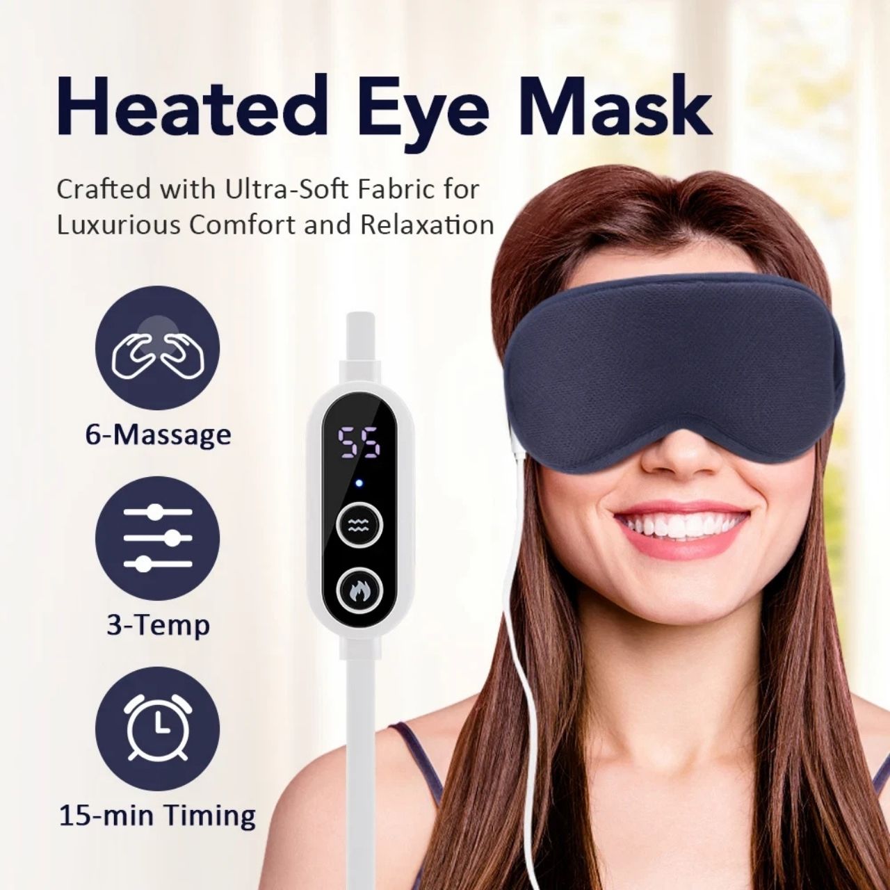 EyeMask, heated massage eye mask - Image 2