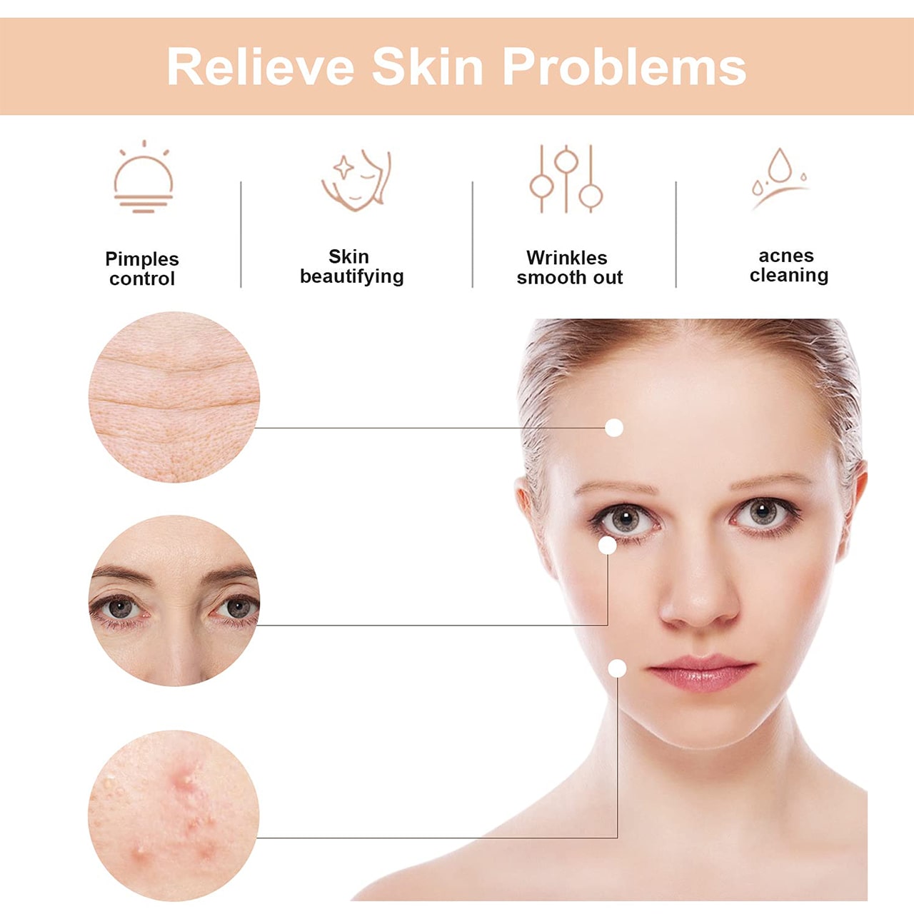 Helps stimulate skin circulation and collagen production.