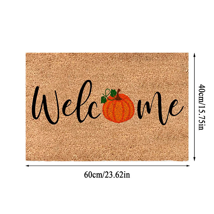 FallMat, carpet with a welcome sign and pumpkin - Image 2