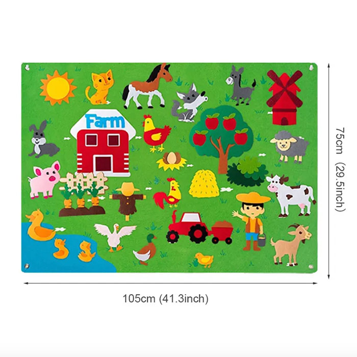 FeltBoard Interactive Soft Playing Board - Image 2