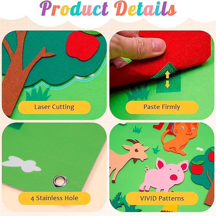 FeltBoard Interactive Soft Playing Board - Image 7