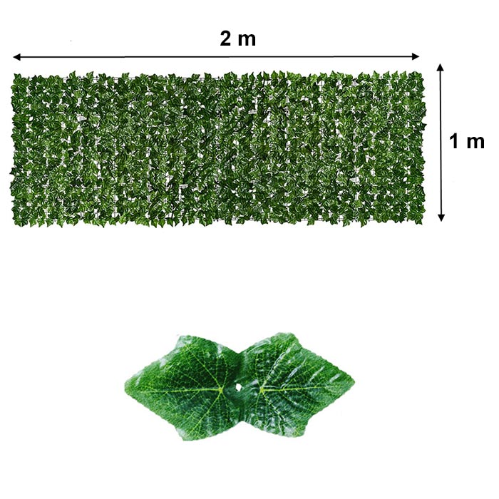 FenceLeaf, a green panel with a natural green leaf look - Image 2