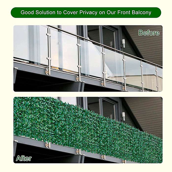 FenceLeaf, a green panel with a natural green leaf look - Image 3