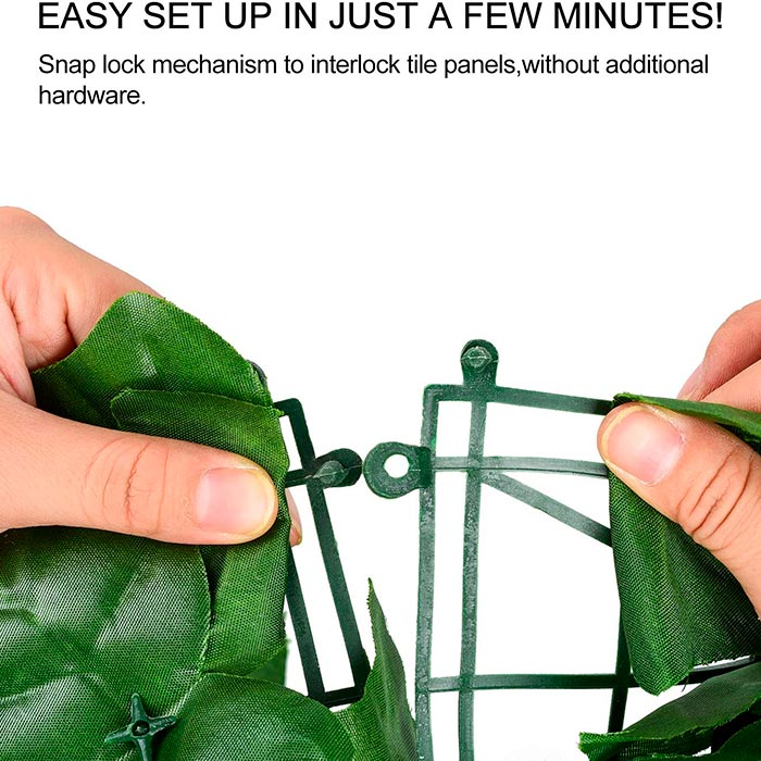 FenceLeaf, a green panel with a natural green leaf look - Image 5