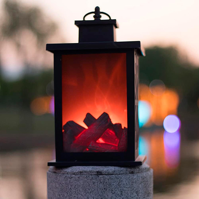 FireLantern, a decorative lamp with the look of a fireplace and a virtual fire - Image 8