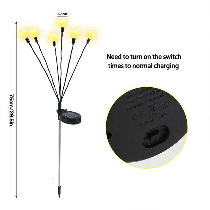 FireflyLights, solar garden lamp with 6 lights - Image 8