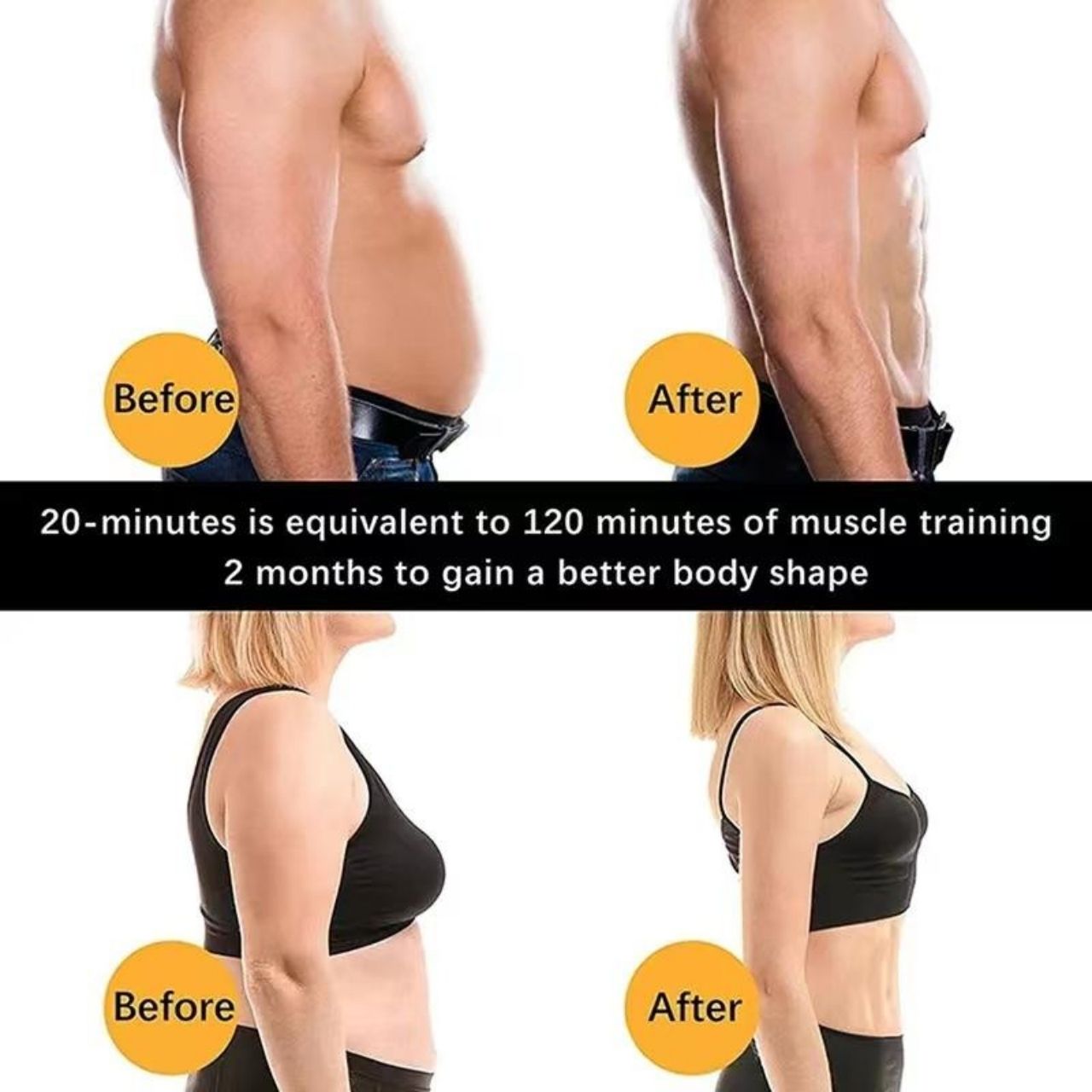 FitnessBelt, abdominal muscle stimulation belt - Image 4