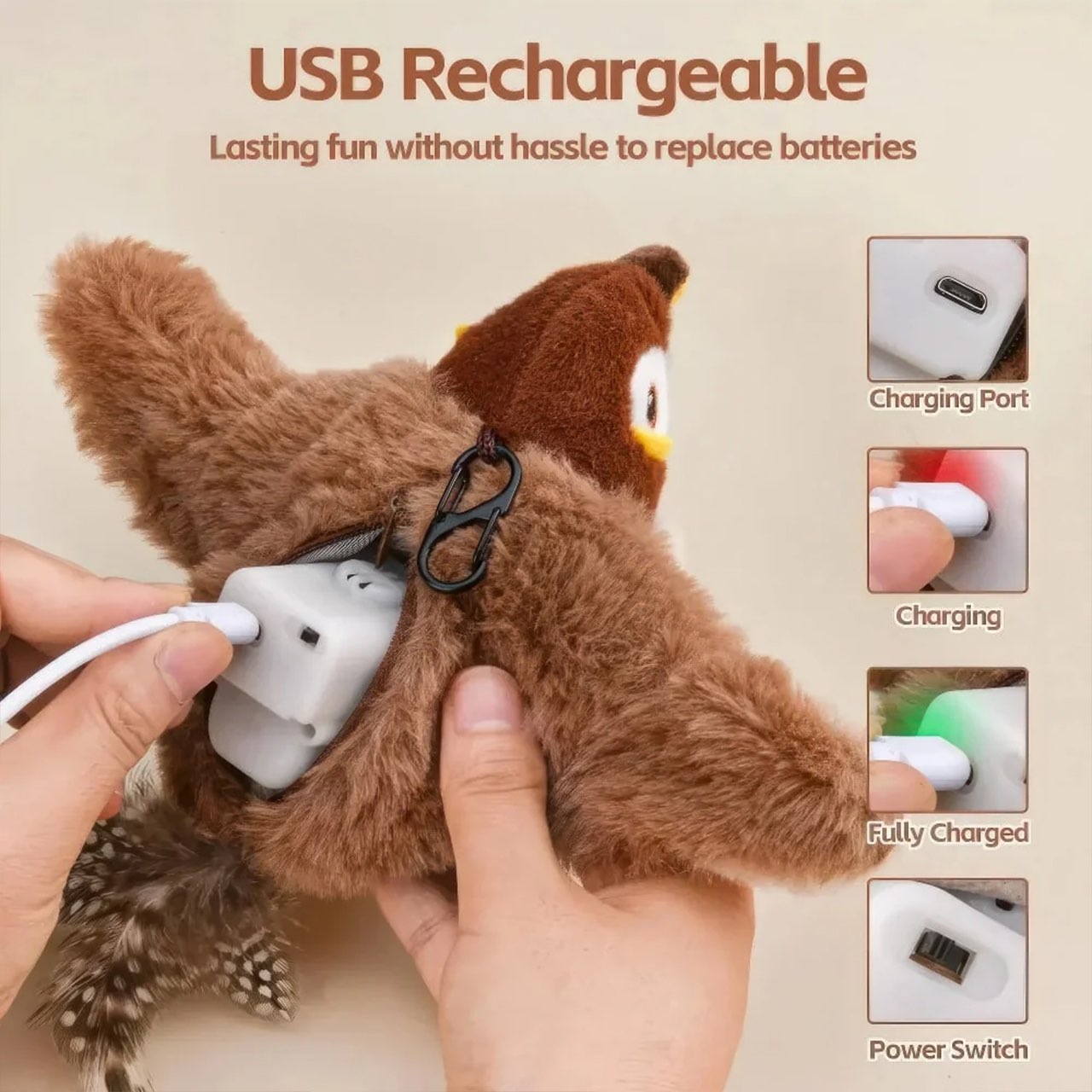 Flappy, the interactive cat toy - Image 5